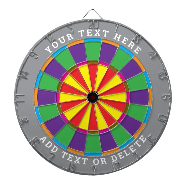 Unique Personalized Customizable Dartboard Darttavla (Framsidan)