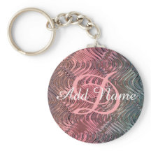 UNIQUE Personlig Monogrammed Rosa Glass