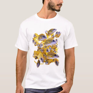 Unique Photo Art Shirt - Yellow Fishes T