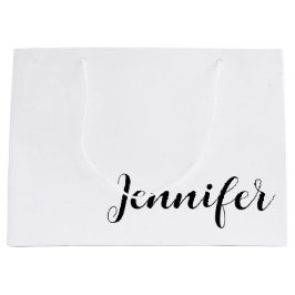 Unique Printed Large Gift Bag with Custom Name