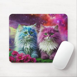 Unique purple cat mouse pad designed for cat lover musmatta