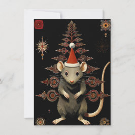 Unique Rat Christmas Cards Julkort