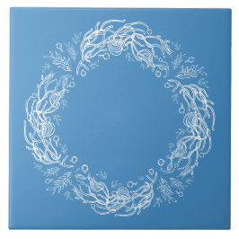 Unique Vintage Botanical. Kakelplatta