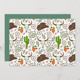 Unique Wild West Note Card Anteckningskort