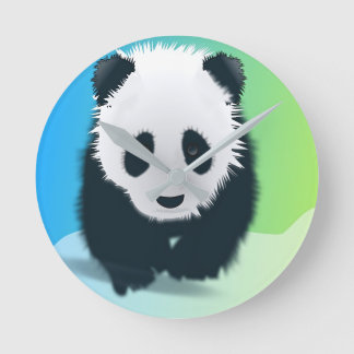 Unique WOLF / ZODIAC / GALAXY Design – Stylish Gif Rund Klocka