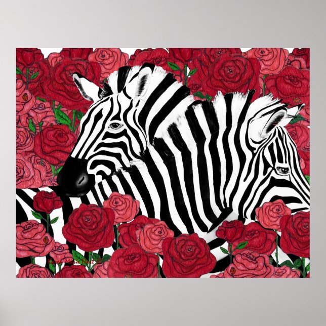 Unique Zebras Poster (Framsidan)