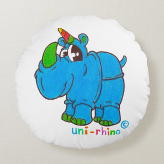 UniRhino Pillow Rund Kudde