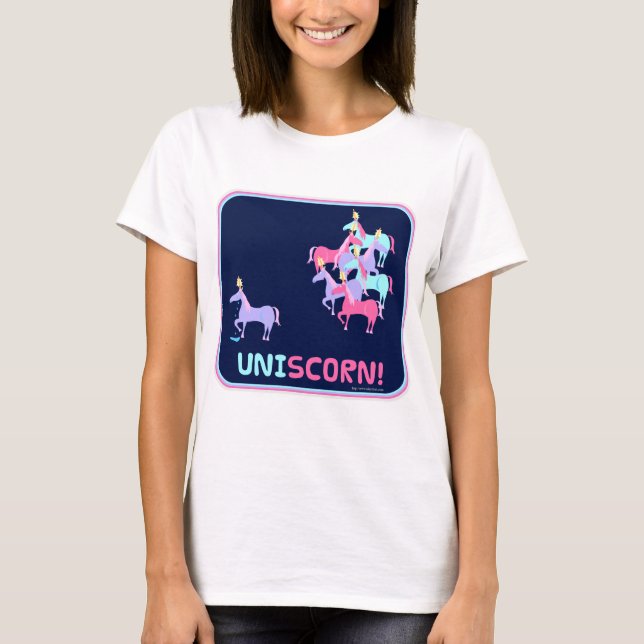 Uniscorn-finess Unicorn Bulling Design Tee (Framsida)