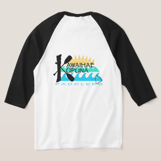 Unisex 3/4 Sleeve T-shirt (Laydown Baksida)