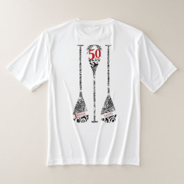 Unisex 50-årsdagen Paddling Shirt T Shirt