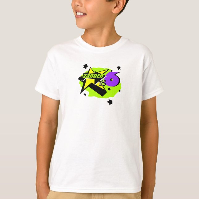 Unisex 6 år gammal fågeldagshandel t-shirt (Framsida)