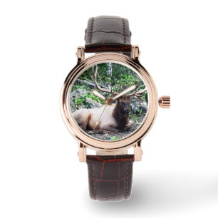 Unisex- älgklocka armbandsur