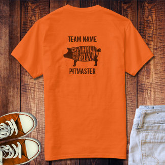 Unisex Anpassningsbar BBQ Team Pitmaster III T-shirt
