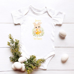 Unisex Baby Bodykostym, första Påsk-Personlig T Shirt