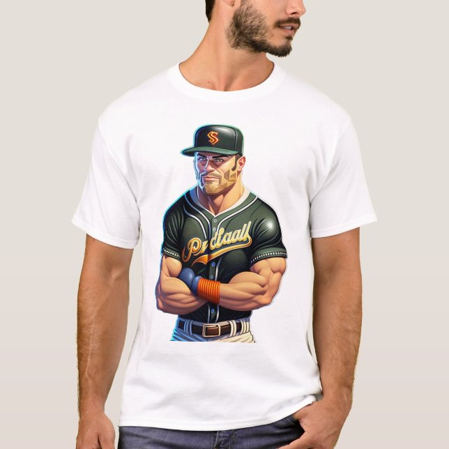 Unisex Baseball T-Shirt (Framsida)