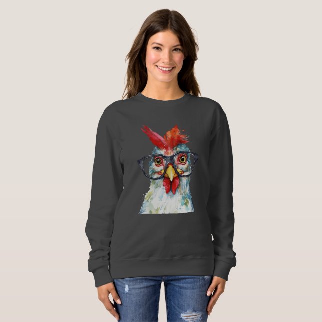 Unisex Basic Sweatshirt T Shirt (Hel framsida)