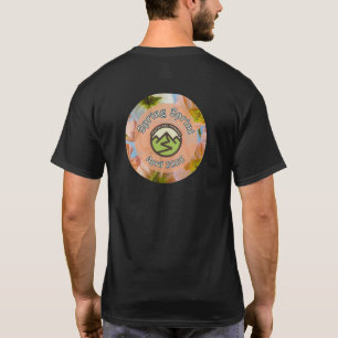 Unisex Black Vår Sprint T Shirt