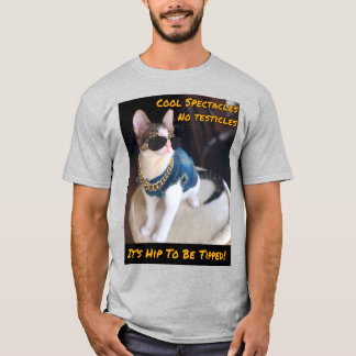 UNISEX Cat RÄDDING TNR "Det är hög att bli tippad" T Shirt