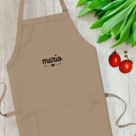 Unisex cooking apron, Adjustable apron Långt Förkläde