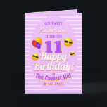 Unisex Coola Kid med Sol Emojis Balloons Birthday Kort<br><div class="desc">Ett sött,  vismiskt födelsedagskort för din älskade. Made med din lilla.</div>