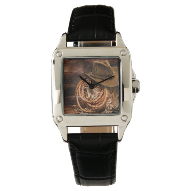 unisex cowboy armbandsur (Framsida)