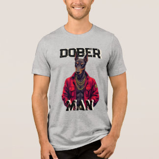 Unisex Dobermann Hund Grafisk T Shirt