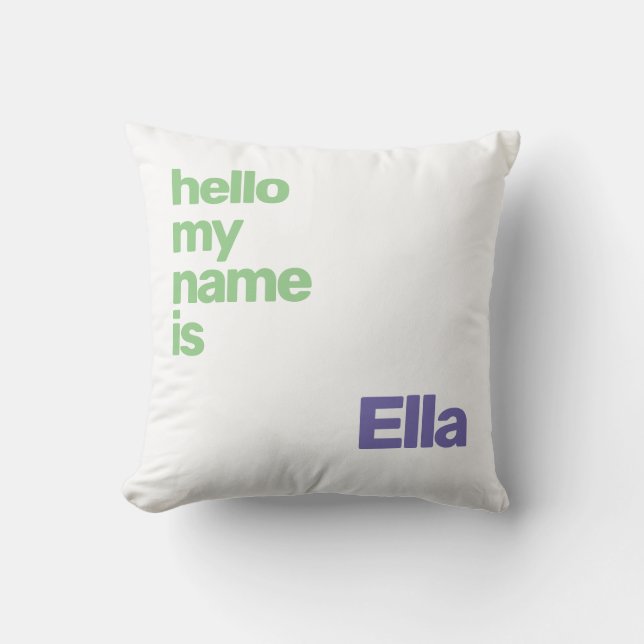 Unisex-filt med liten lila vit kudde (Framsida)