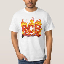 Unisex Fire Brev RCB T-Shirt