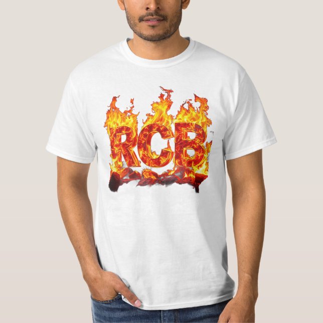 Unisex Fire Brev RCB T-Shirt (Framsida)
