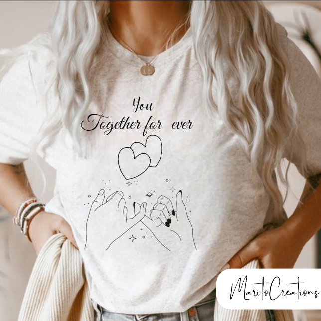 Unisex  for couples to celebrate Valentine´s day. T Shirt (Skapare uppladdad)