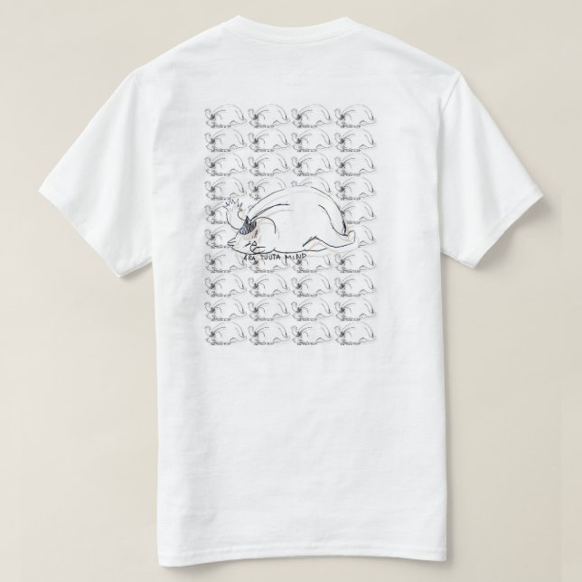 Unisex- Ghibli utformade "förargade den T Shirt (Design baksida)