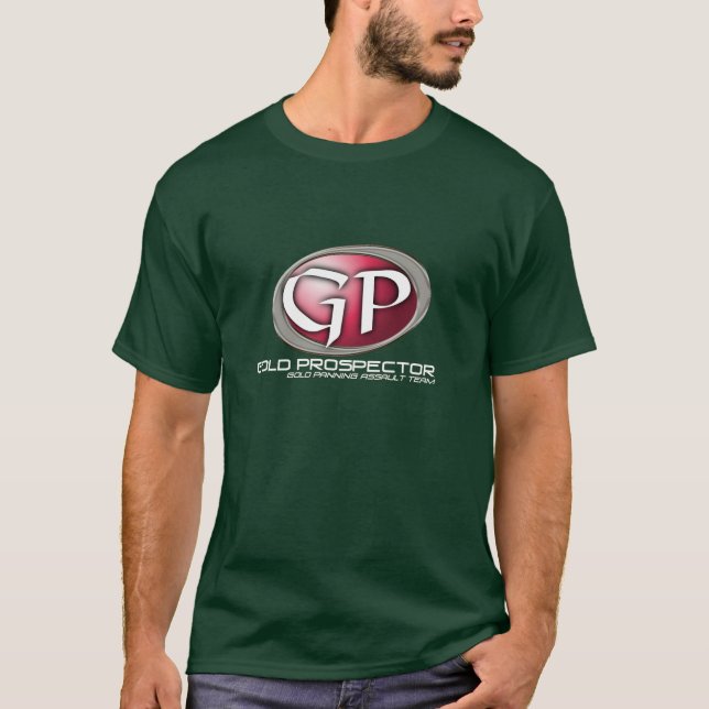 UNISEX- guld- GP för malmletareanfalllag Tee Shirt (Framsida)