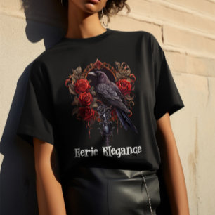 Unisex Halloween "Erie Elegance" gotiic T Shirt