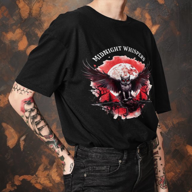 Unisex Halloween "Midnight Wishper" Gothic T Shirt (Skapare uppladdad)