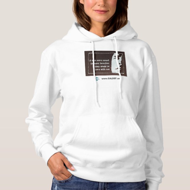 Unisex Hoodie - Om det var menat att ha T Shirt (Framsida)
