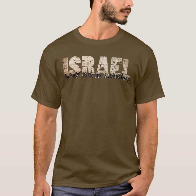 UNISEX, ISRAEL Western Wall T Shirt (Framsida)