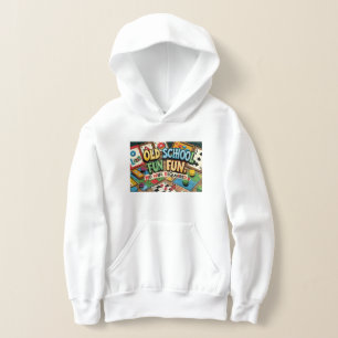 Unisex Kids Hoodie- Retro Nostalgia Hoodie. T Shirt