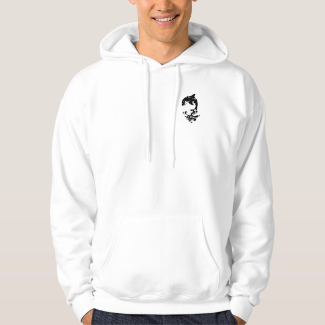 Unisex Köp inte en biljett zip hoodie (Framsida)