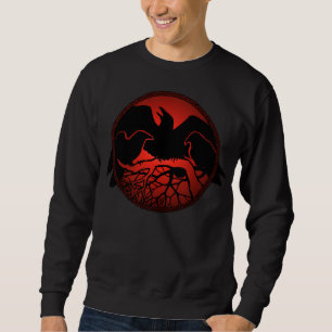Unisex- korpsvarta infödda konstskjortor för sweatshirt
