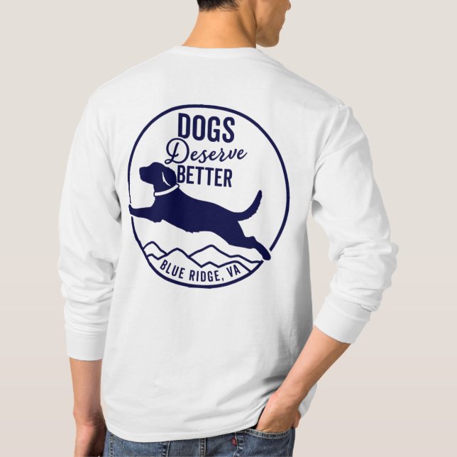 Unisex Långärmad Tshirt - Tavy Logotyp T Shirt (Baksida)