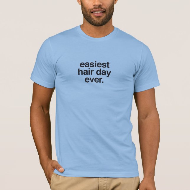unisex- * lättast hårdag ever. t-shirt (Framsida)