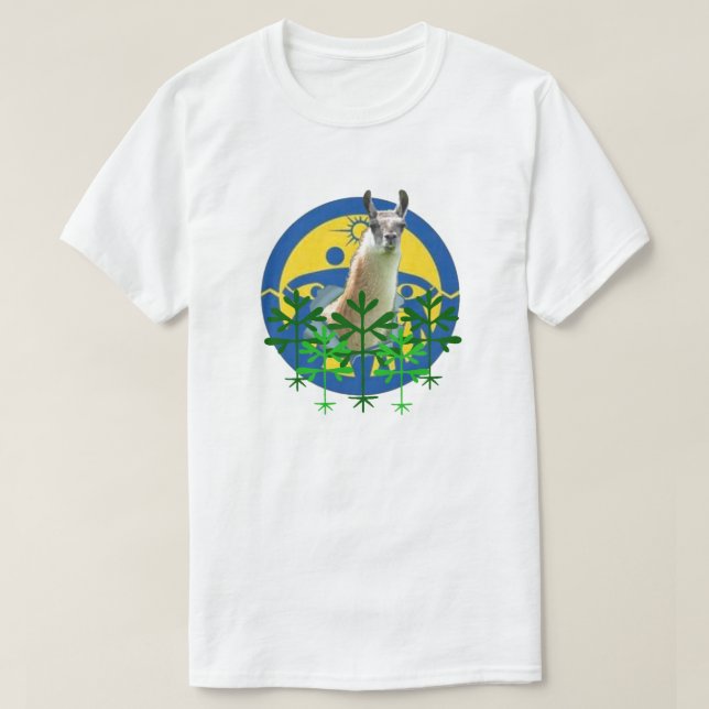 Unisex "Llamas take Massena", tre T Shirt (Design framsida)