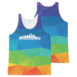 Unisex- Louisville pride alla färgtanktop