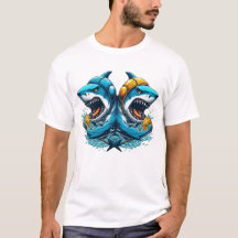 Unisex/Manar Sharks Vatten Polo TShirt