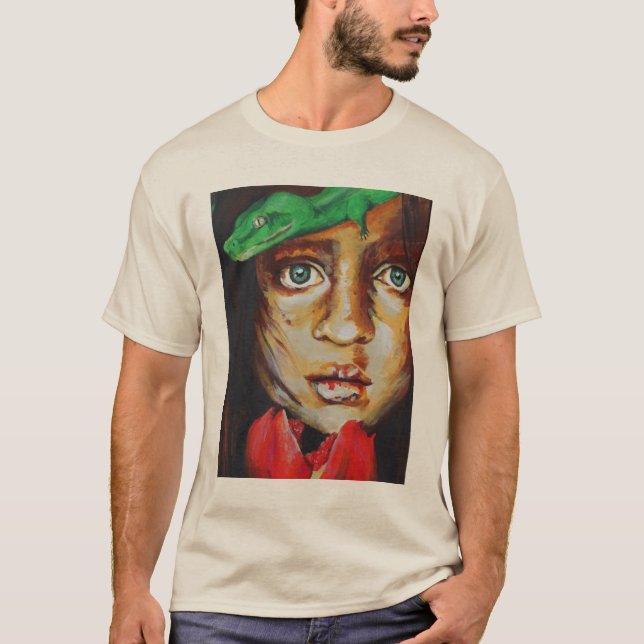 Unisex/Manar-Shirt - Kväll och Serpent Classic T Shirt (Framsida)