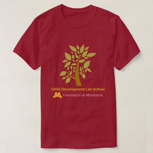 Unisex marinröd CDLS-logotypskjorta T Shirt (Design framsida)