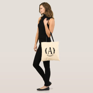 Unisex Monogram   Tygkasse