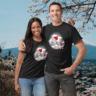 Unisex Mt. Fuji Japan Abstract Design T Shirt