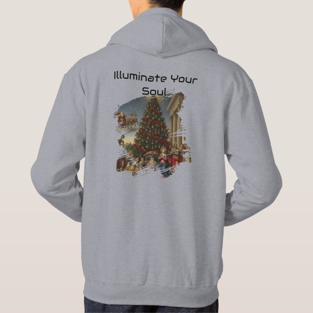 Unisex Nativity Christmas Art Hoodie (Baksida)