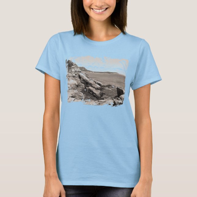 Unisex Otter Point, Acadias nationalpark Tee (Framsida)